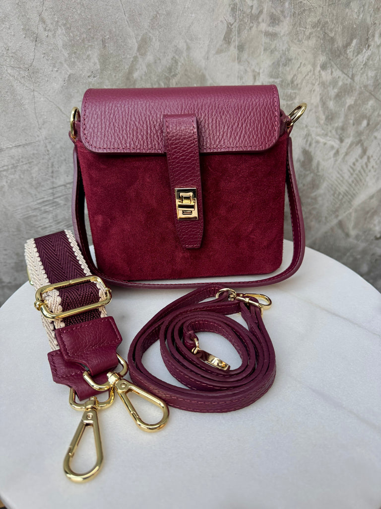 Lucinda Suede Bag - Shiraz