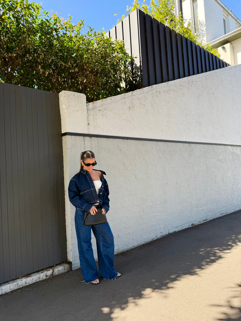 Katia Woven Bag - Black **pre-order**