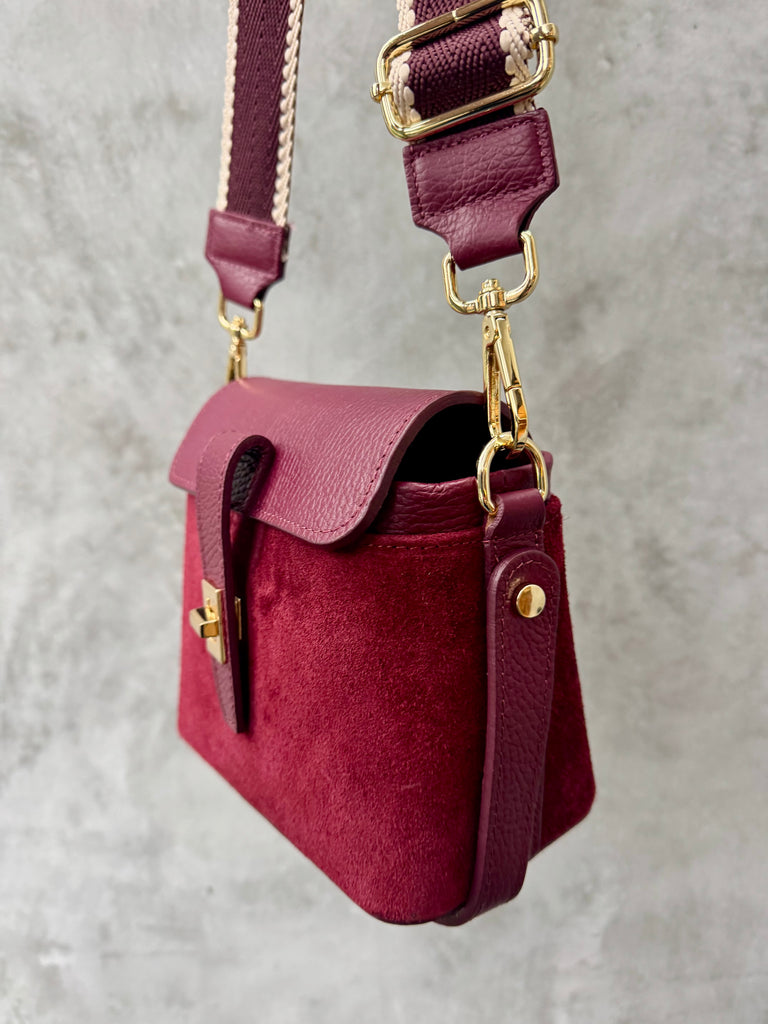 Lucinda Suede Bag - Shiraz
