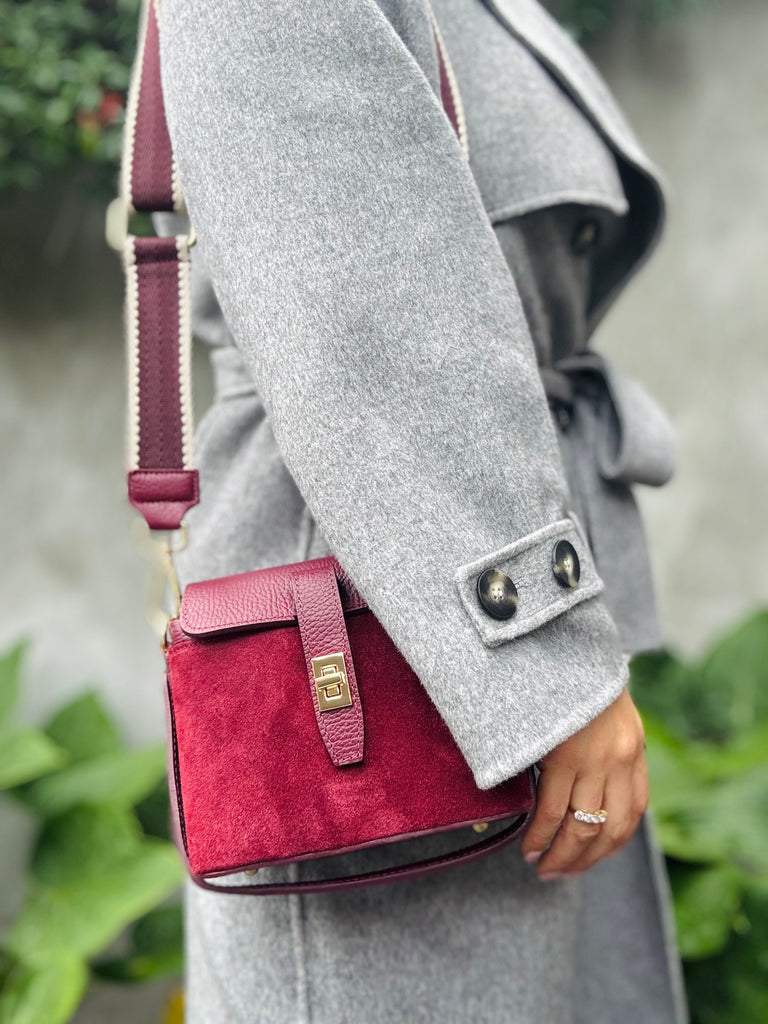 Lucinda Suede Bag - Shiraz