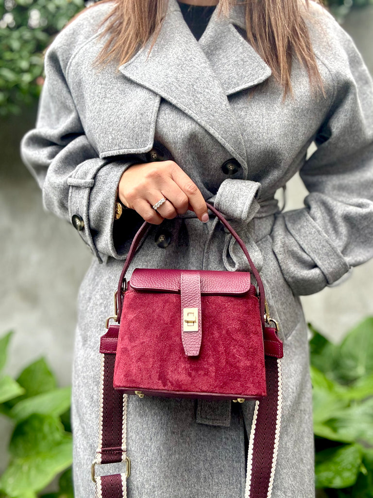 Lucinda Suede Bag - Shiraz