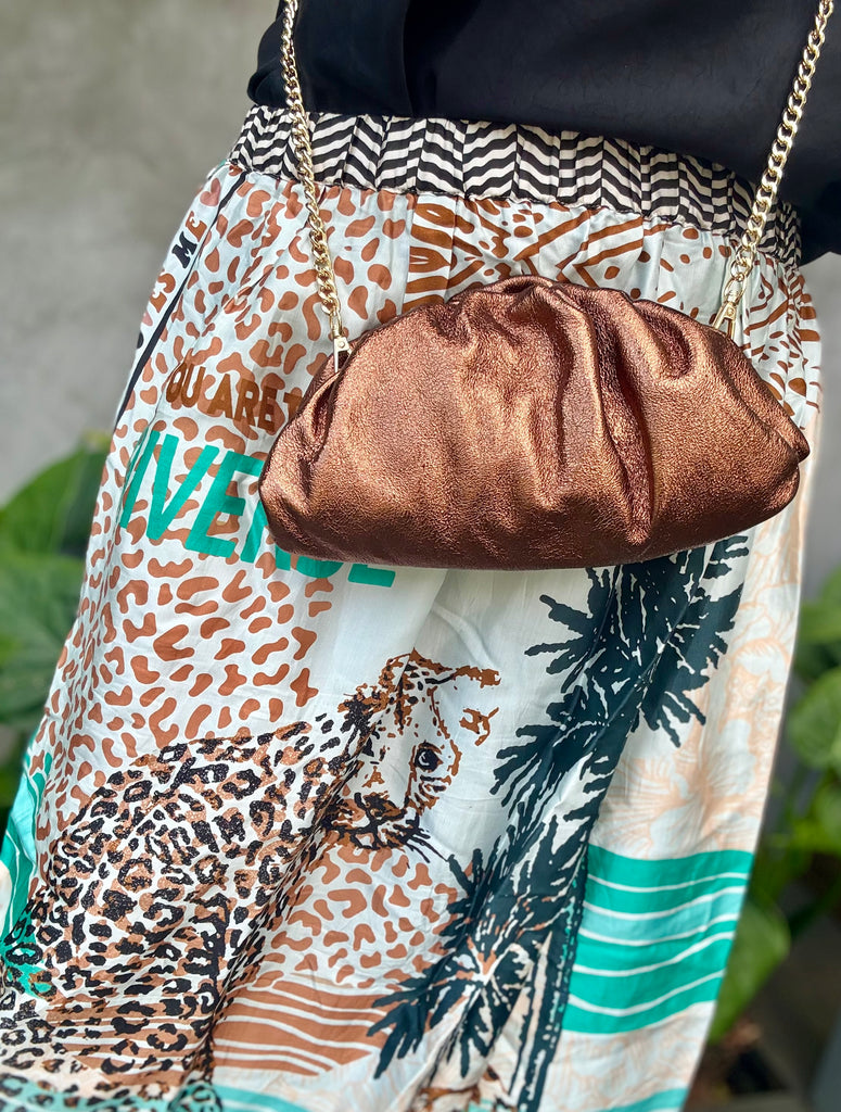 Lexi - Mini Metallic Chestnut