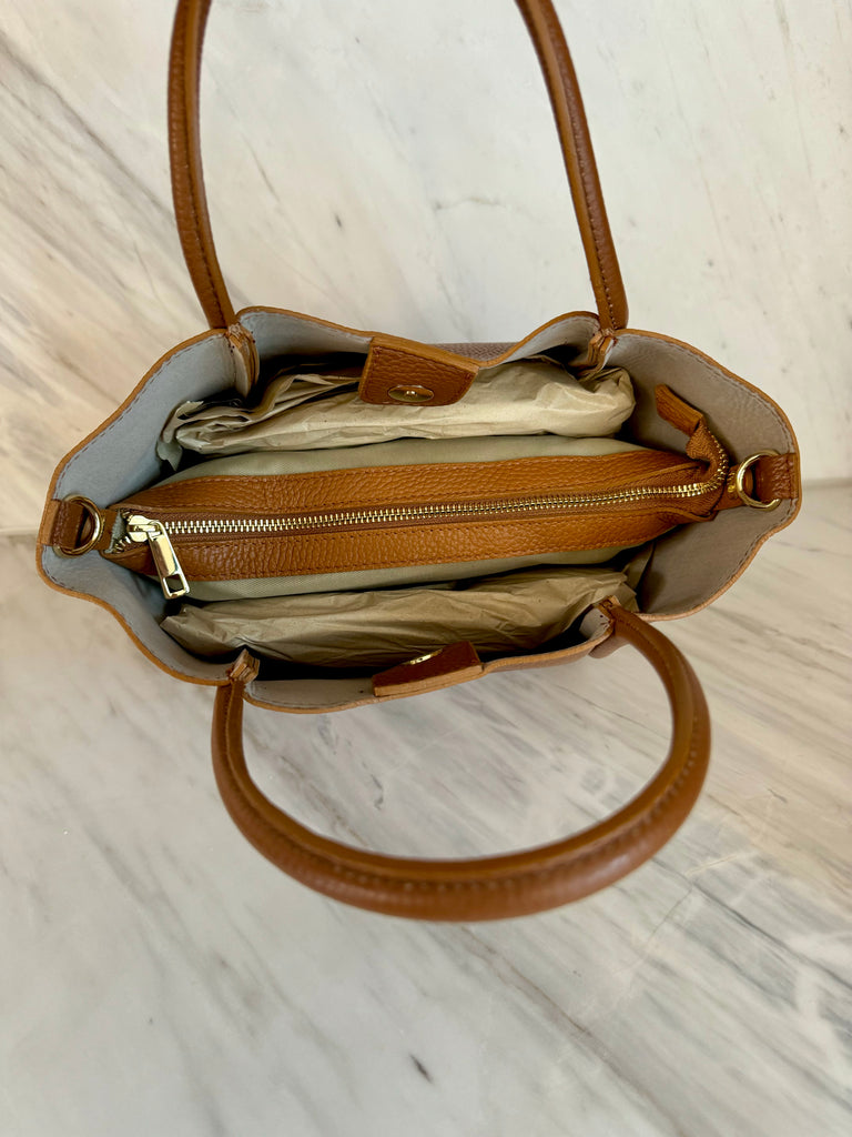 Krista Bag - Chestnut Leather
