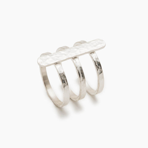 ZAFFERA RING - ZAMRUD/SMOKY QUARTZ