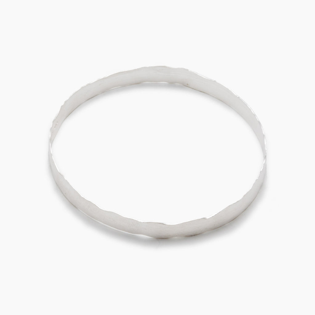 ROMY BANGLE - SILVER MATTE