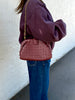 Katia Woven Bag - Plum **pre-order**