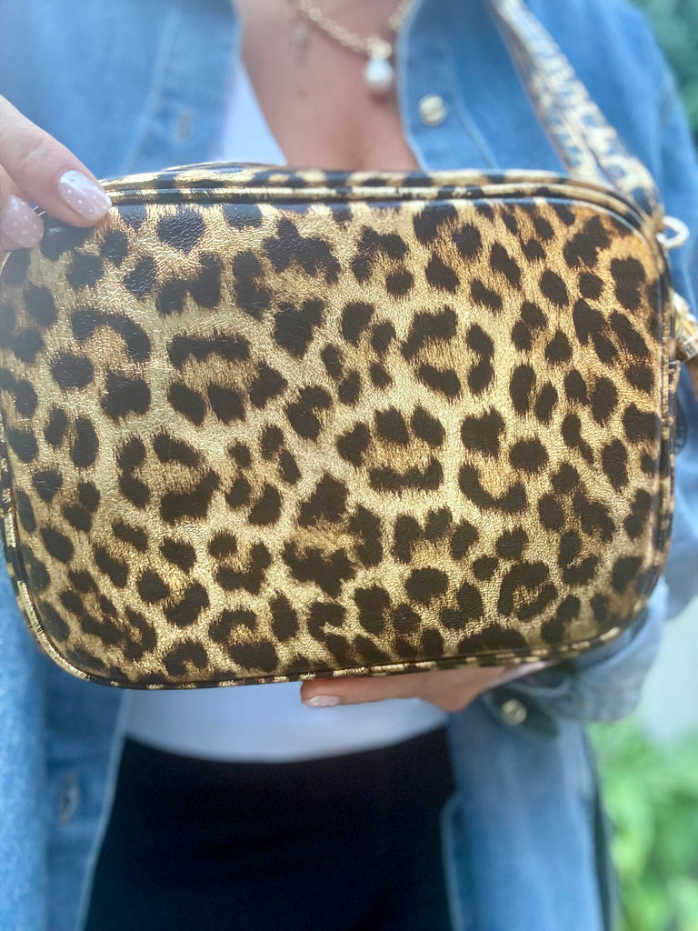 Rory Bag - Gold Leopard