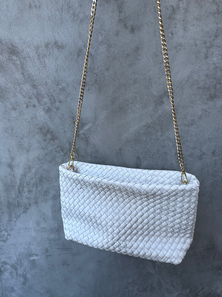 Lulu Woven Bag - White