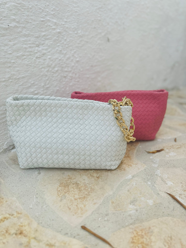 Lulu Woven Bag - Pink