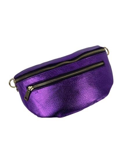 Vienna Hobo - Metallic Violet