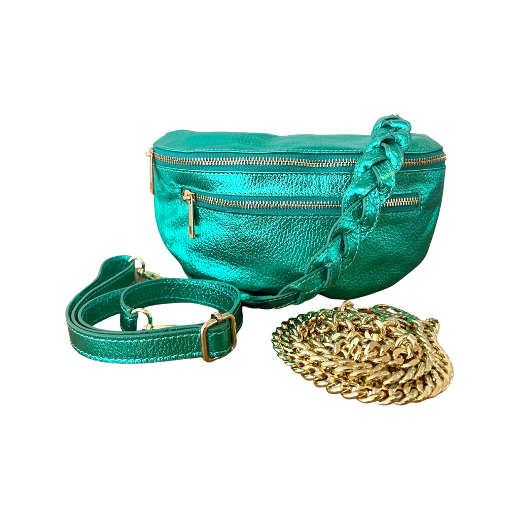 Vienna Hobo - Metallic Spearmint