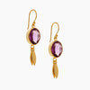 PALOMA GEM EARRING - PURPLE AMETHYST