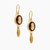 PALOMA GEM EARRINGS - SMOKY QUARTZ