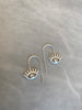 ZOE EVIL EYE THREAD EARRINGS