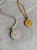 ZOE EVIL EYE COIN NECKLACE - GOLD