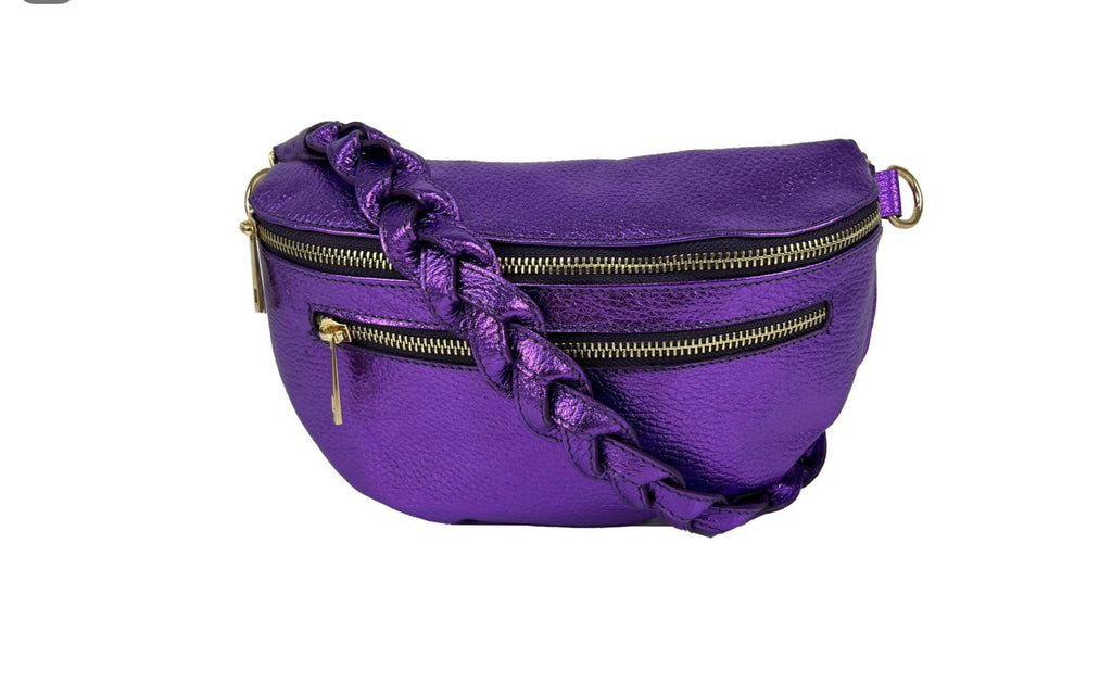 Vienna Hobo - Metallic Violet